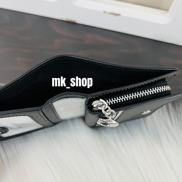 COACH Tartar Plaid Print Snap Wallet - Picture 10 of 16